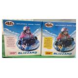 (2)   39ï¿½ï¿½ Inflatable snow tubes