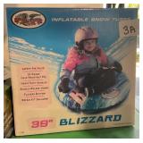 (2) 39 inch blizzard inflatable snow tube.