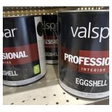 3 gallons interior, eggshell paint, medium base