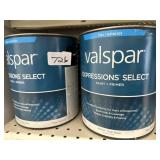 4 gallons Flat exterior paint/primer clear base