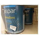 2 Gallons flat exterior paint/primer paint tint