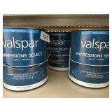 3 gallons flat exterior paint/primer clear base