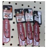 4 Sawzall 4" Thick Metal Blade, all one $