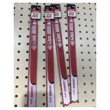 4 Sawzall Blades 12" Thick Metal  4x$