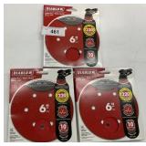 Diablo 10 6" sanding discs