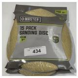 15 pack 9ï¿½ï¿½ sanding disc 180 grit