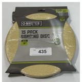 (2) 15 pack 9ï¿½ï¿½ sanding disc 120 grit