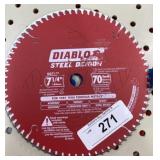(2) 71/4ï¿½ diablo cutting wheels