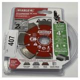 Diablo 4" segmented blade diamond masonry