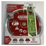 7" segmented blade diamond masonry