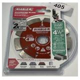 Diablo 4 1/2"  Segmented blade diamond masonry