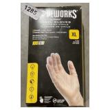 Extra large vinyl gloves