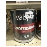 2 gallons interior, flat paint, neutral base