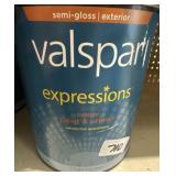 2 Gallons semi gloss, exterior paint& primer base