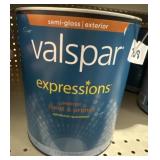 2 gallons semi gloss, paint& primer exterior