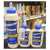 3 bottles of tight bond, wood glue