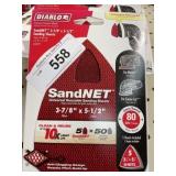 Diablo SandNet sanding sheets 80 grit