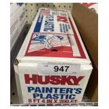 Husky painters plastic 8 foot 4ï¿½ x 200ï¿½