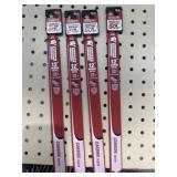 4 Sawzall 12 inch medium metal Blade, all one $