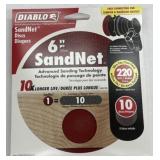 Diablo 6 inch sand discs 220 grit