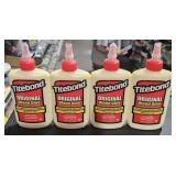 four bottles of type bond, wood glue