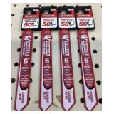 (4) Carbide strip recip blades 6ï¿½