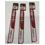 (3) Carbide strip recip blades 9ï¿½