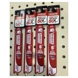 (4) Carbide strip recip blades 6ï¿½