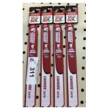 (4) Carbide strip recip blades 9ï¿½