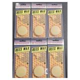 6 PACKAGES OF BEES WAX