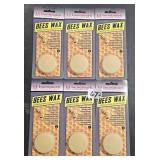 6 PACKAGES BEE WAX