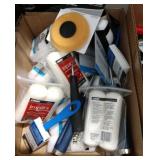 Assorted paint rollers