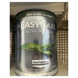 2 gallons semi gloss, exterior premium finish and