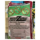 2 lots one bag Ferti. Home weed free zone.2x$