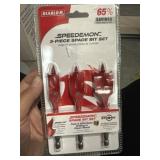 One 3  piece spade bit  speedemon