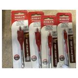 (4) Diablo speed bit spade bits- all one $