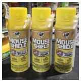 3 lots one can mouse shield Pest block foam 3x$