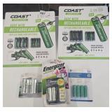 ASSORTED RECHARGABLE BATTERIES