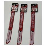 (3) Carbide strip recip blades 8ï¿½