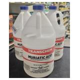 3 BOTTLES MURIC ACID