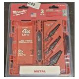 MILWAUKEE 3 PIECE JAM FREE STEP DRILL BIT