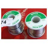 Solid wire solder