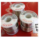 Solid wire solder