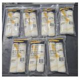 7 PACKAGES OF 6" MINI PAINT ROLLER REFILLS