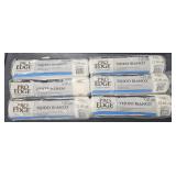 6 PRO EDGE WHITE WOVEN 1/2" NAP ROLLER
