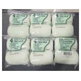 6 TWIN PACKS OF 4" TRIM ROLLERS