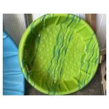one Green kiddie  pool