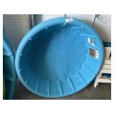 one Smaller blue Kiddie  pool