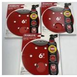 Diablo 6" sanding discs 100  grit