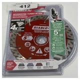 Diablo 5" segmented blade diamond masonry